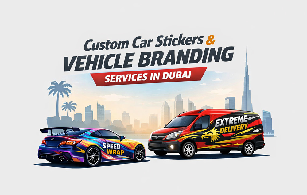 iCatch Graphics LLC vehicle branding service in Dubai